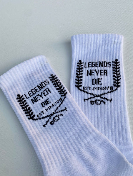 Legends Never Die Socks